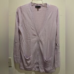 Banana Republic Light Purple Cardigan Sweater Size Large